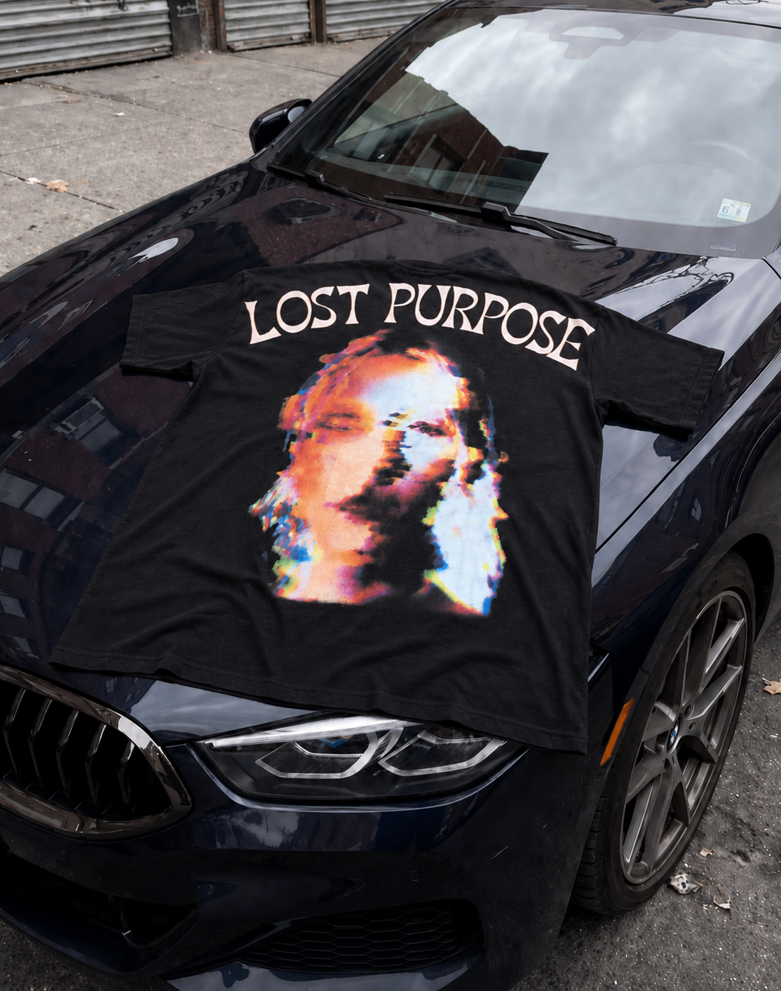 "DISTORTED" Oversize Tee