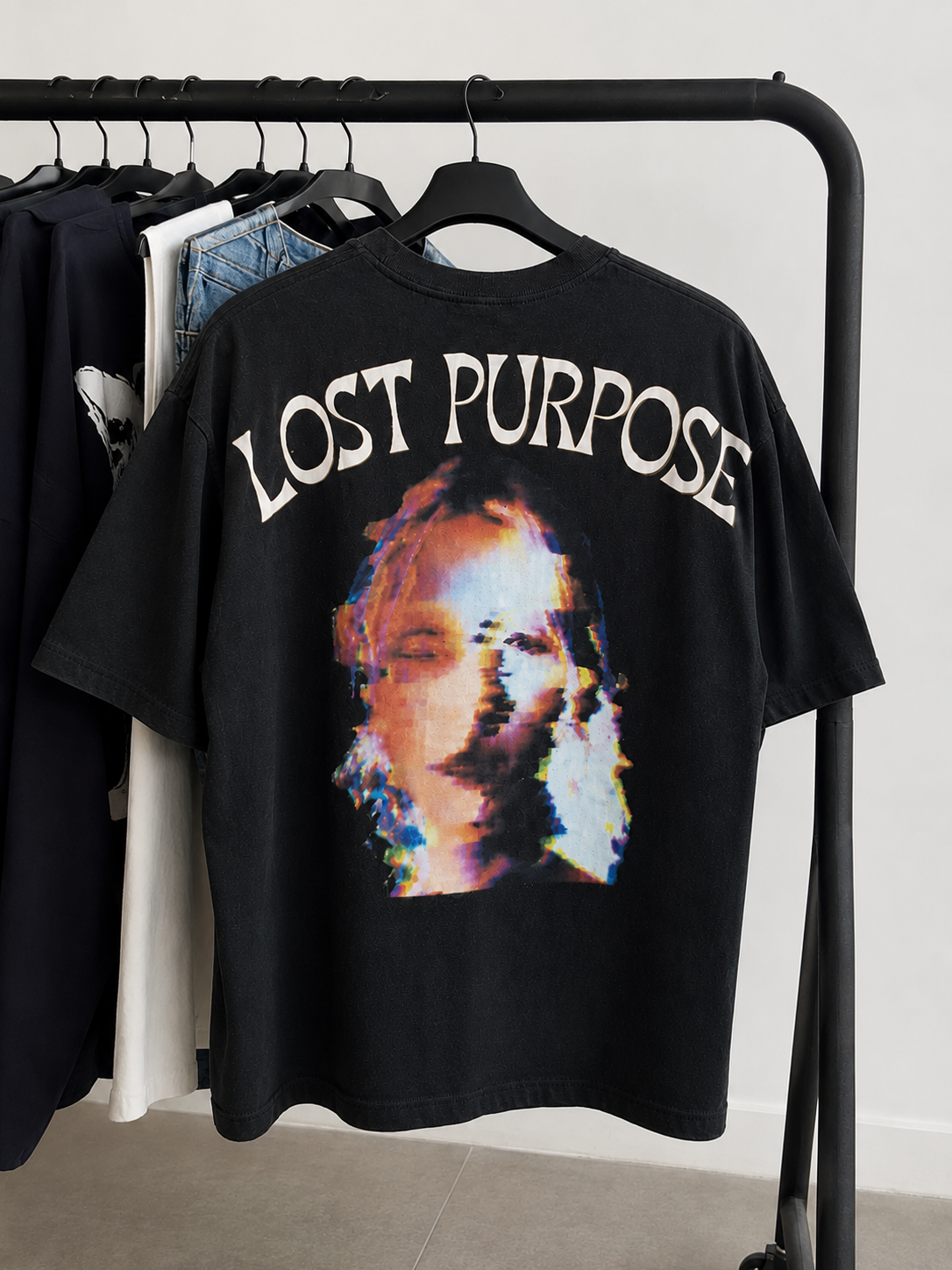 "DISTORTED" Oversize Tee